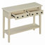 Table d'entrée avec 2 tiroirs, console rustique-1240224048