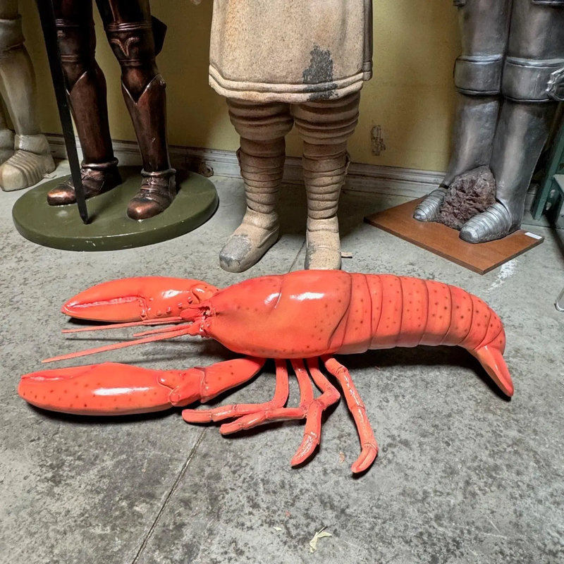 Statue homard grandeur nature