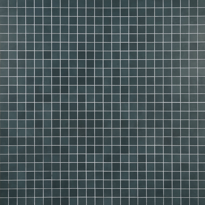 Carreau de mosaïque de plancher et de mur en porcelaine mate 11,81 po x 11,81 po Ryx (0,96 pi2 / chaque), Sarcelle