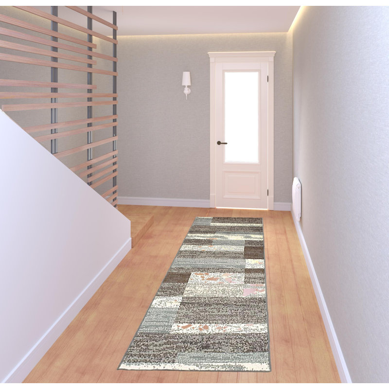 Tiza Wool Patchwork Indoor Rug, Square 8'