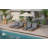 Outdoor Chaise Lounge Chair with 6-Position Adjustable Backrest