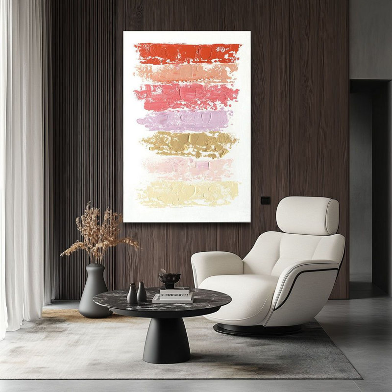 "Serenity", peinture à l'huile sur toile sans cadre - 31 po x 47 po