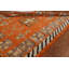 Tapis tribal orange marocain noué à la main 7 x 10