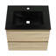 Meuble-lavabo mural 24 po avec lavabo en céramique, 2 tiroirs à fermeture en douceur 24 po-410392574-410392575