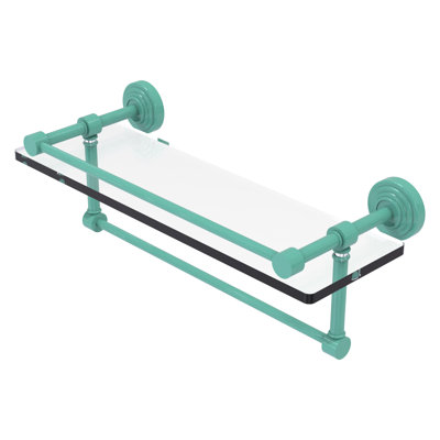 Waverly Place Floating Shelf with Towel Bar