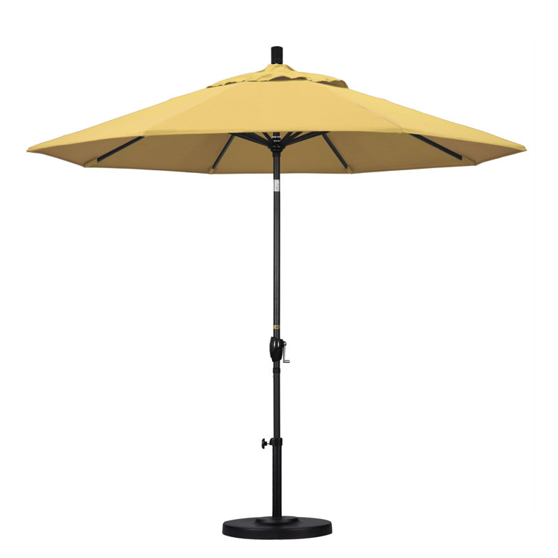 Parasol de marché 9 pi Iuka, Toile toile Sunbrella® blé, 225