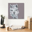  «Alpaca Punch» par Michele Norman, art mural sur toile, 18 po x 18 po