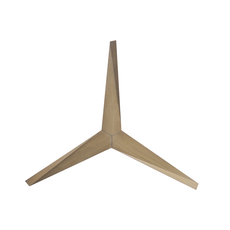 Eliza Outdoor Downrod Ceiling Fan, Gloss White, Gray Ash Tone