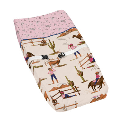 Housse de matelas à langer Western Cowgirl par Sweet Jojo Designs