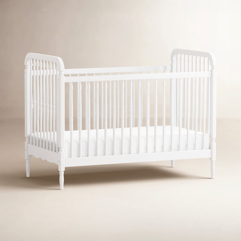 Liberty 3-in-1 Convertible Crib, Warm White