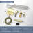 1 Handle Deck Waterfall Faucet with Diverter