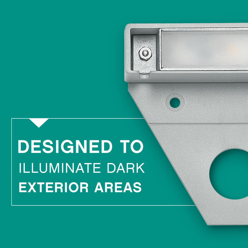 Nuvi Low Voltage Hardwired Deck Light, Titanium
