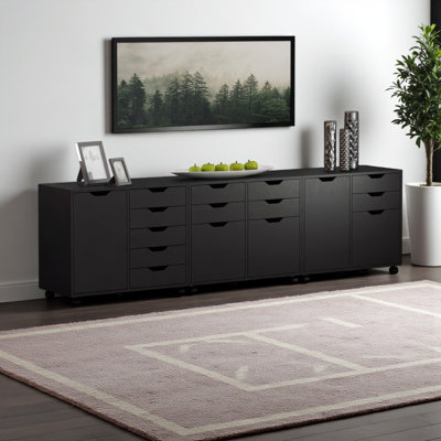 Sutton 3-Piece Cabinet Set with File Drawer by Lark Manor
