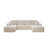 Modular Sectional Sofa Seat,Upholstered Compressed Couch,No Assembly Required,4 Pc Free Combination-2053669854-2053669826-2053669853