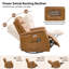 Fauteuil inclinable en similicuir Detine-1419506535