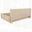 Lit plateforme en bois avec barrière de sécurité et tablettes de rangement latérales pratiques, base de lit pour enfant peu encombrante-642454635-642454639