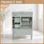 Meuble-lavabo moderne de 24 po avec lavabo en céramique, porte à fermeture douce, 3 tiroirs, poignées dorées et support de porte pour un rangement peu encombrant-1017578584