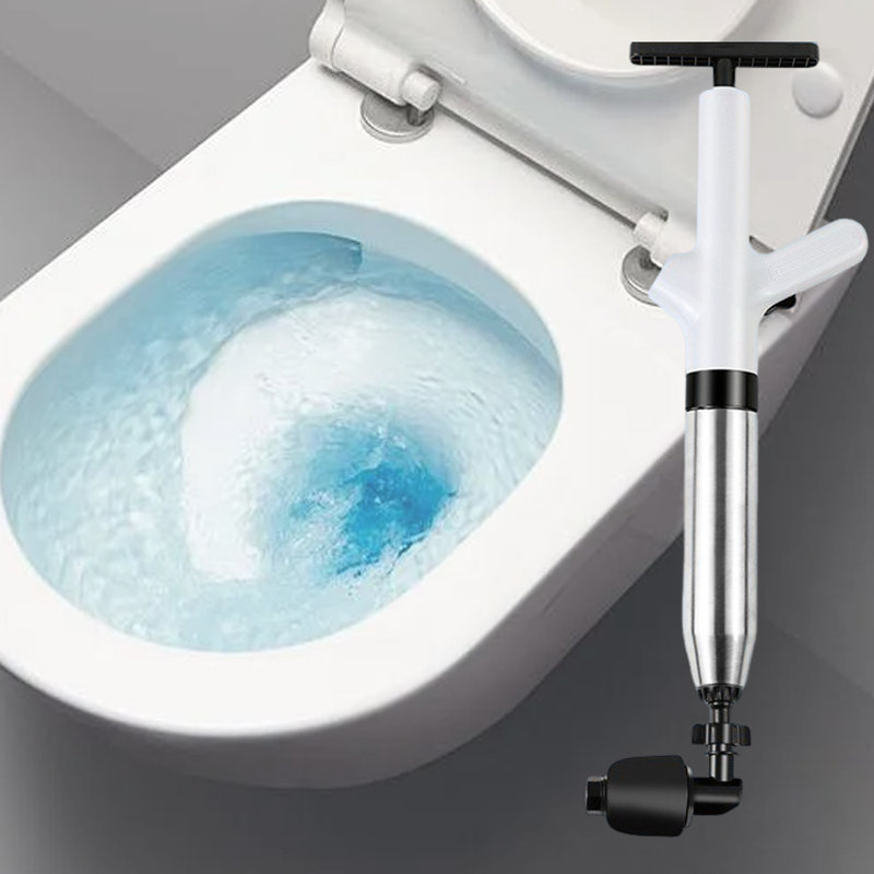 Pistolet à air comprimé haute pression pour toilette, Blanc