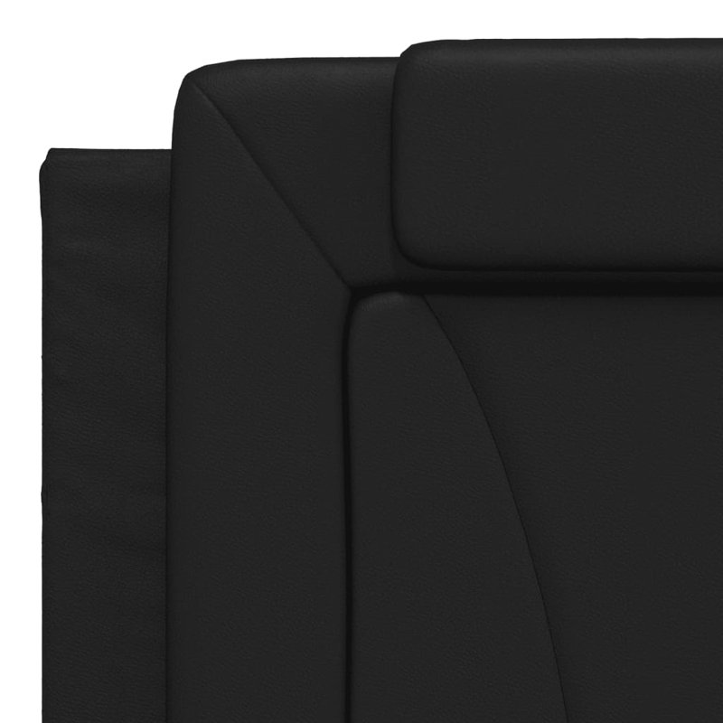 Coussin de tête de lit vidaXL, Noir, Très grand californien