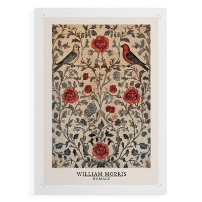 La série CCXV de William Morris - impression sur toile seulement - non encadrée