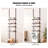 Over the Toilet Storage 4-Tier Bathroom Shelf Rack Space Saver Organizer