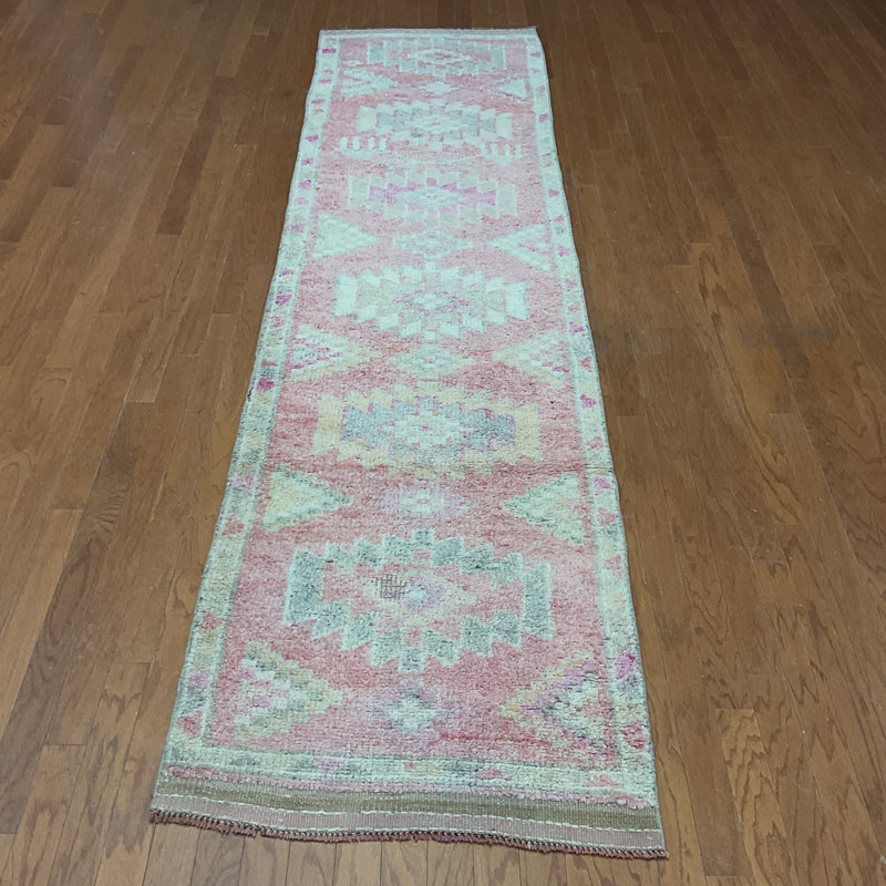 Bungalow Rose Handmade Turkish Oushak Wool Runner
