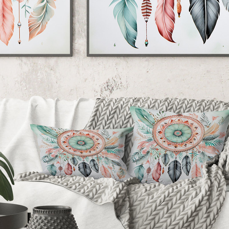 Coussin pastel Boho Dreamcatcher I - Dream Catcher