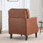 Chaise d'appoint avec accoudoir à garniture cloutée-589084762