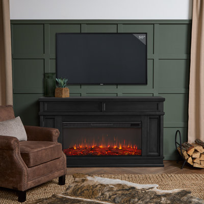 Torrey Landscape Manufactured Wood 60.13" W Electric Fireplace TV Stand