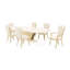 Fantosini 7-Piece Dining Room Set - Creamy Pearl-1943039666
