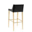 Tabouret de comptoir noir Xalo-1548998099