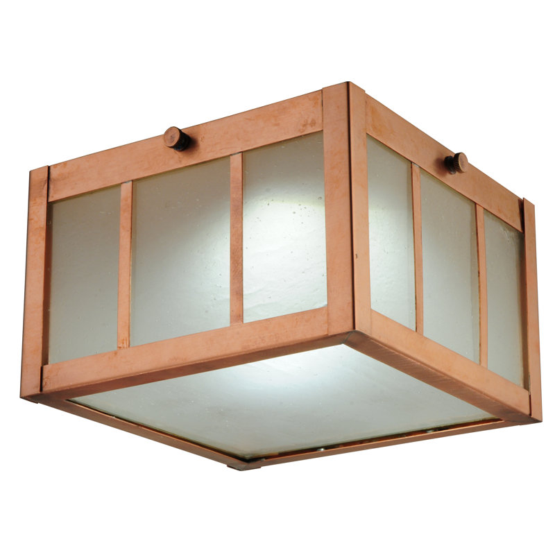 Plafonnier encastré carré 7,25" unique