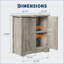 Rectangle Accent Cabinet-1477681733