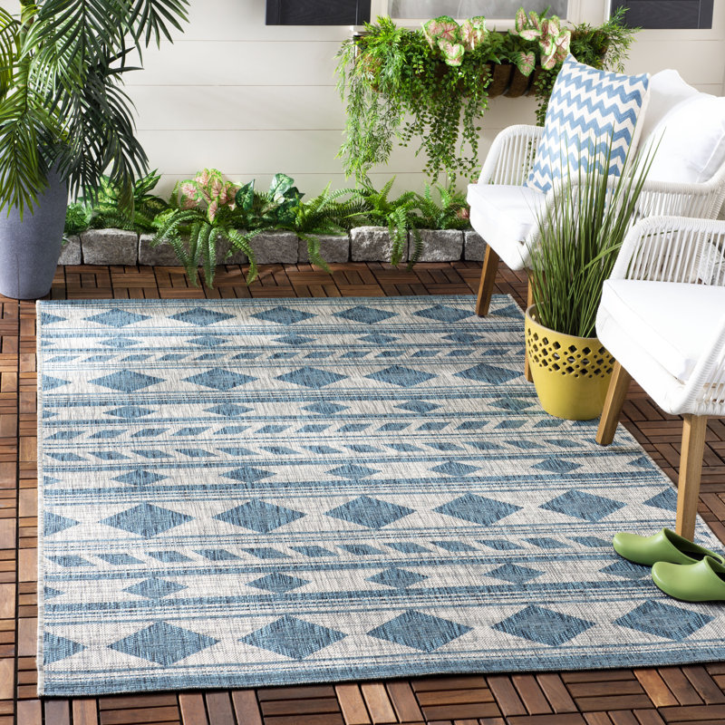 Amarien Performance Southwestern Indoor/Outdoor Area Rug, Rectangle 2'7" x 5'