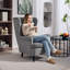 Upholstered Wingback Chair-1409955372