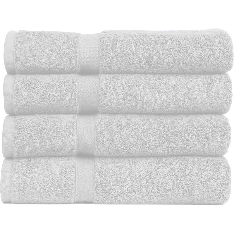 Cotton Bath Towel, White