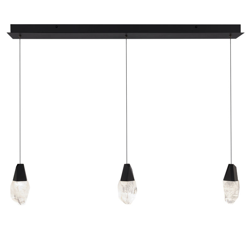 Martini 3 - Light LED Pendant, Clear, Black