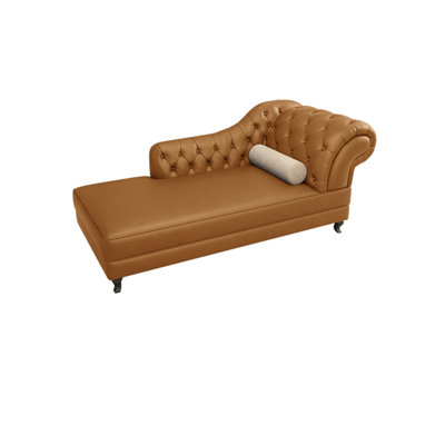 Chaise longue rembourrée rembourrée en tissu rembourré d'éponge