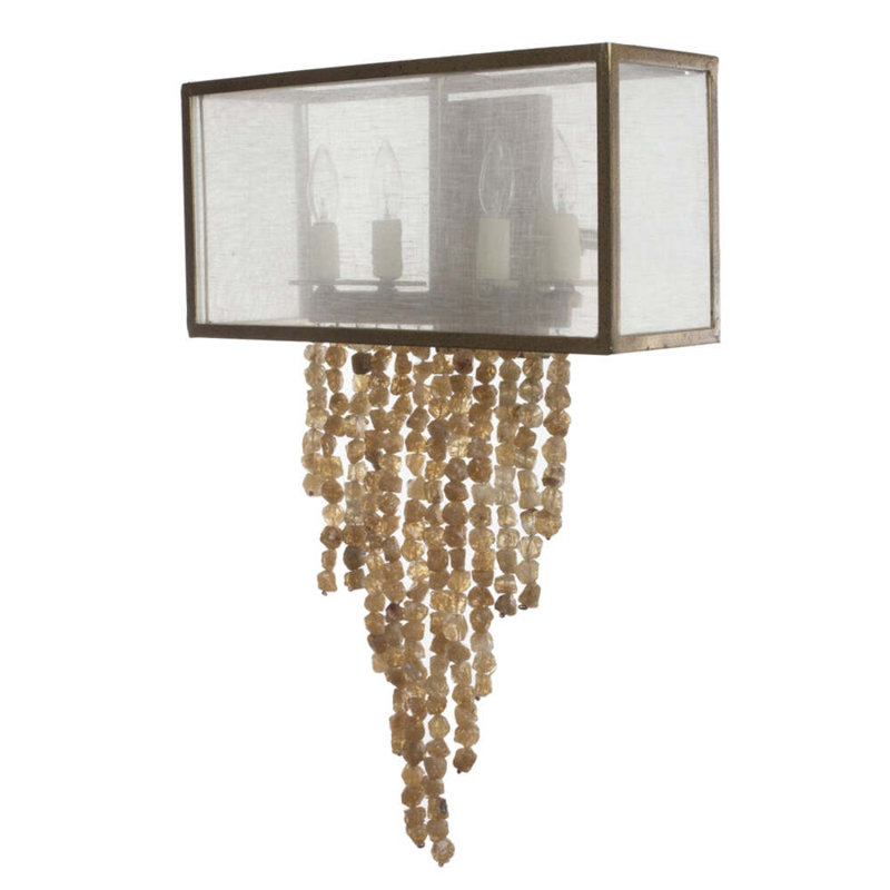 Crystal 4 - Light Candle Wall Light