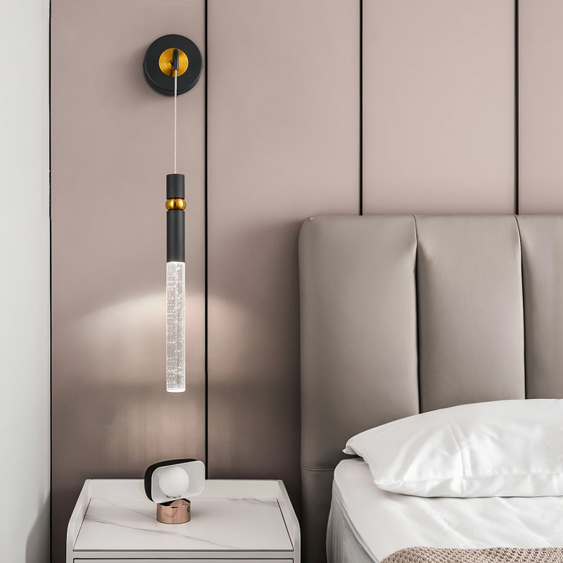 Appliques murales Luminaires muraux modernes à DEL Éclairage mural en cristal pour salle de bain