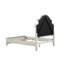 Lit capitonné traditionnel Dilys, blanc antique, grand-21558867