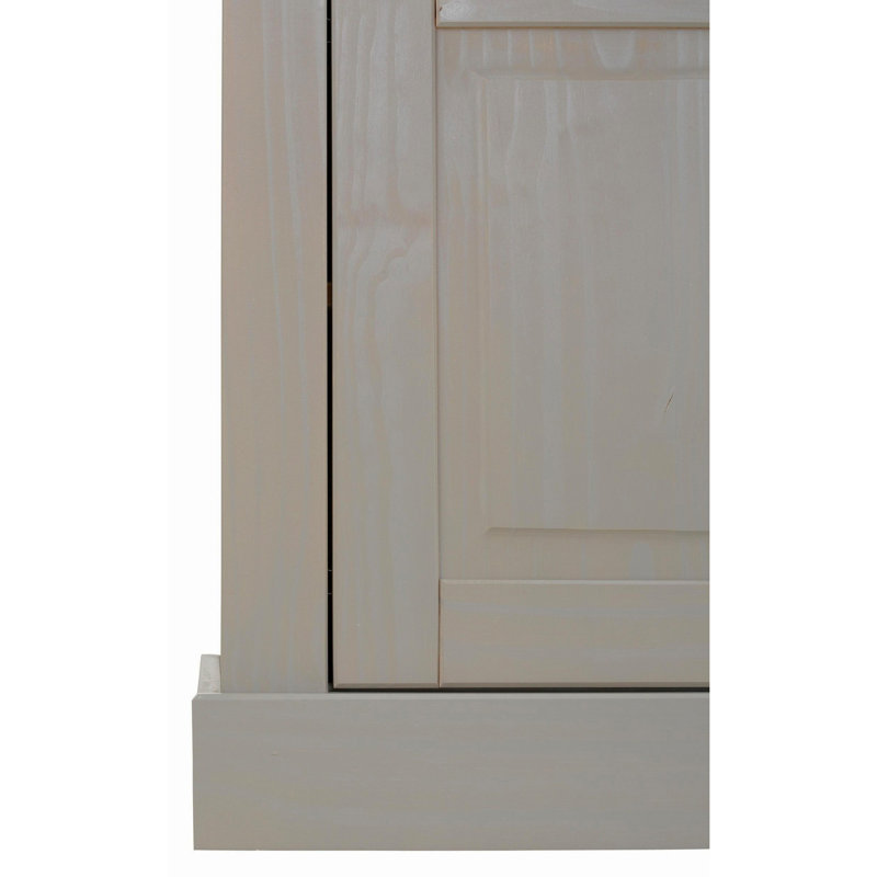 Suzie 192cm Sideboard, Grey/Stain