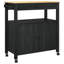 Solid Wood Bar Cart