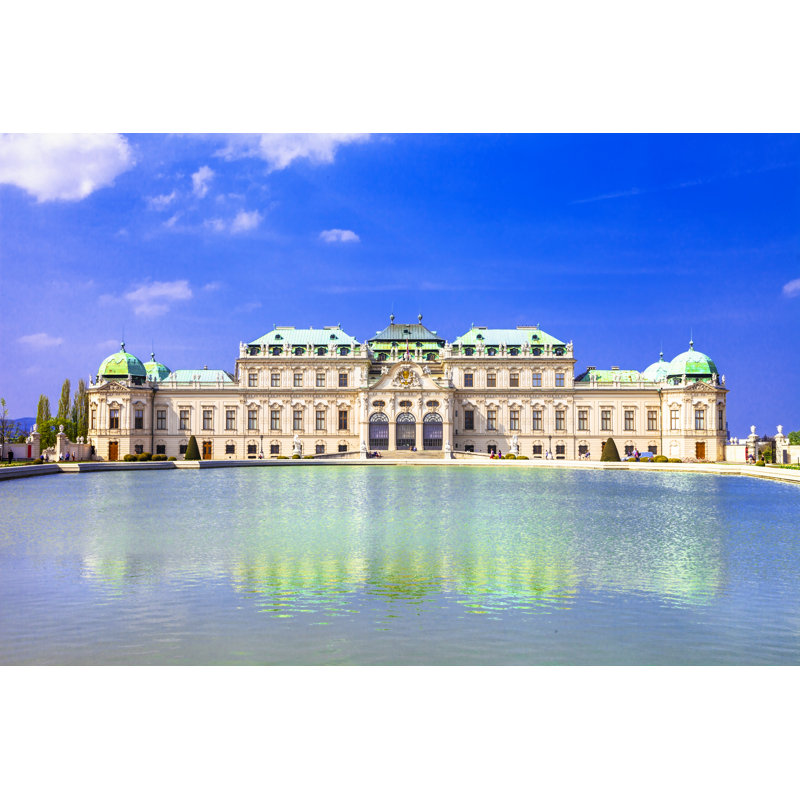 Elegant Beautiful Vienna,Austria 1 Piece Wrapped Canvas Wall Art, 30cm H x 46cm W