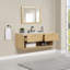 Redbridge 48'' Single Wall Mounted Bathroon Vanity with Quartz Top