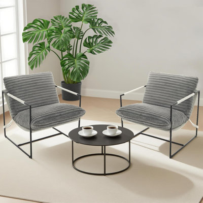 Chaise de salon moderne et confortable, fauteuil de lecture rembourré