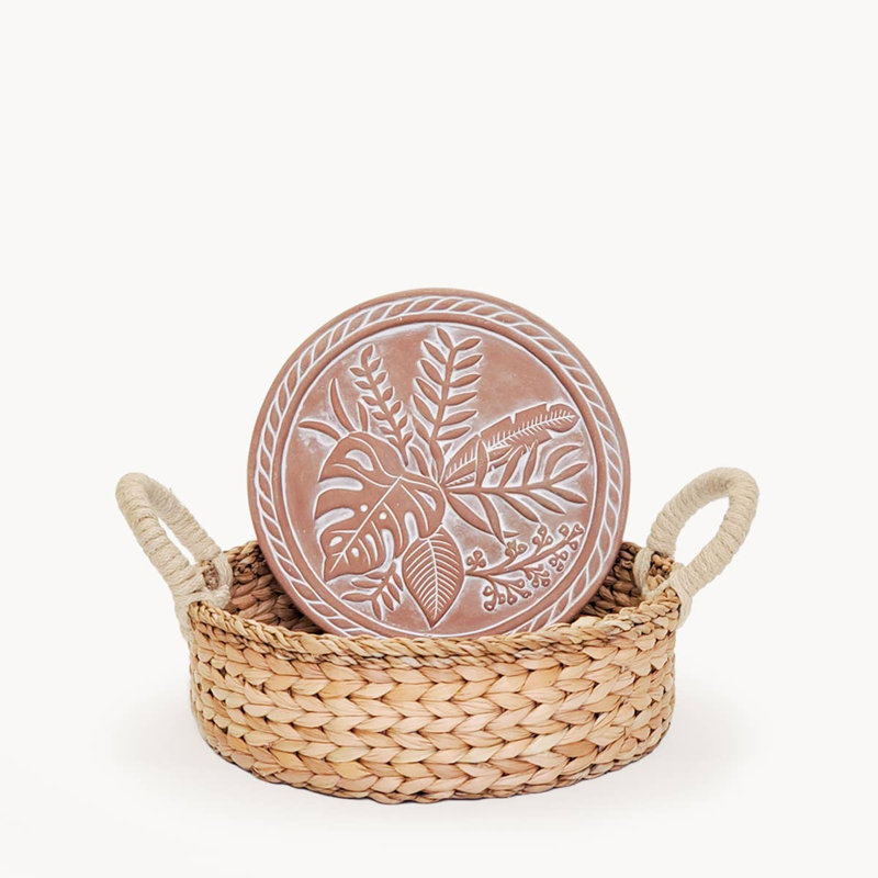 Réchaud à pain et panier à plantes rond