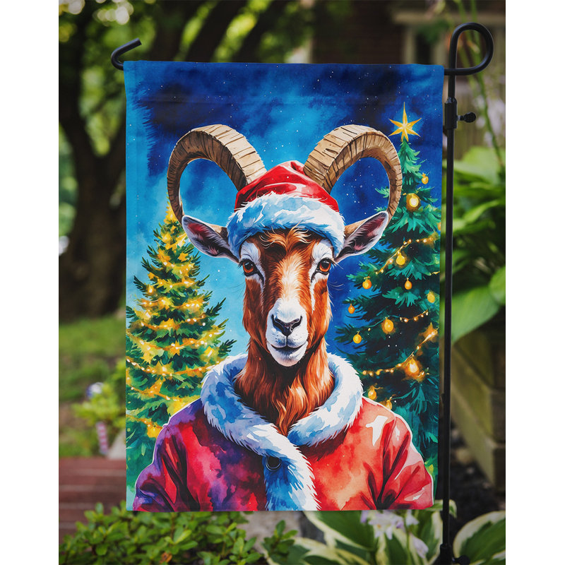 Drapeau de jardin de Noël, Chèvre