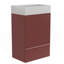 Meuble-lavabo 20 po rayé rouge SANS lavabo, armoire de salle de bain autoportante pour salle de bain moderne-1794754464