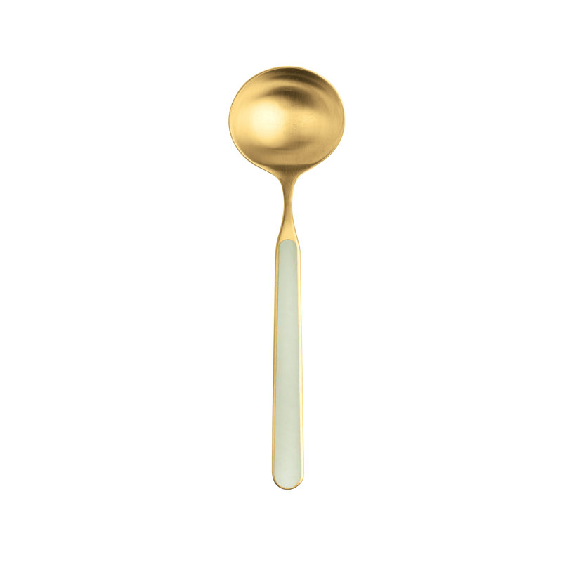 Louche en acier inoxydable Fantasia Ice Oro, Sauge